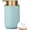 Green, variant on ABCISI Foaming Dispenser with Unique Line Pattern Design, Ceramic Foam Soap Dispenser with Gold Soap for Kitchen Bathroom, 12 Oz Refillable Soap Dispenser for Hand Wash, Sanitizer, Shower Gel (Beige)