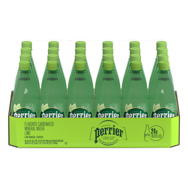 PERRIER Lime Flavored Carbonated Mineral Water