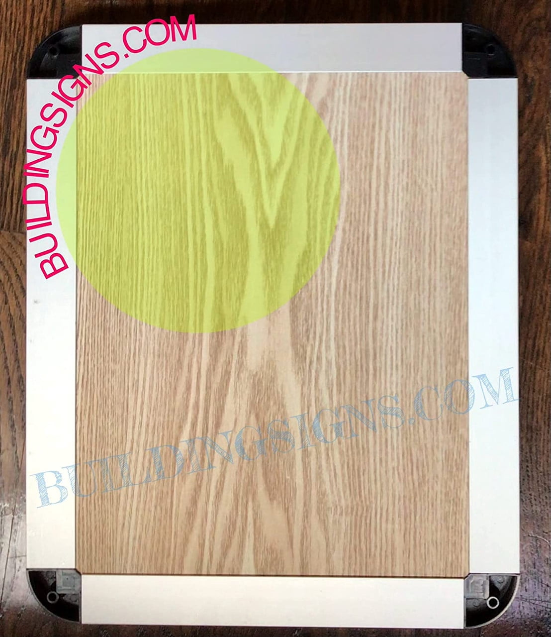 Cork Bulletin Board for Indoor Use with Locking Door (8.5x11) (ref-2201)