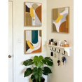 thumbnail image 2 of Arte mural boho abstracto PHOPAGO 11 x 14 pulgadas con marco, juego de 3, 2 of 9