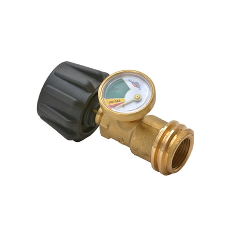 Propane Tank Gauge - Propane Gas Meter Gauge Level Indicator with Glow-In-The-Dark Dial