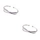 thumbnail image 3 of Brazalete de brazo Minnieouse Adorno para el cuerpo Lazo Plata 2piezas, 3 of 6