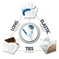 thumbnail image 3 of White SMS Isolation Gowns, 35 GSM Elastic Wrists & Ties, 25 Count, 3XL, 3 of 9