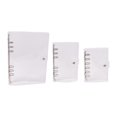 thumbnail image 1 of 3 fundas transparentes para agenda, ligeras, ideales como regalo. Fundas protectoras recargables para cuadernos de uso diario, perfectas para hogar Plata, 1 of 8