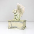 thumbnail image 6 of Perfect Memorials Aged Stone Cherub Small Cremation Urn, 6 of 7