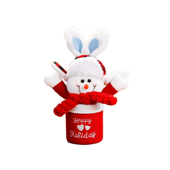 Qocolhg Christmas Decorations Indoor Outdoor, New Rabbit Ears Snowman Christmas Box Children's Christmas Gift Box Father Christmas Gift Wrapping Paper Box Candy Box, on Sale Clearance!