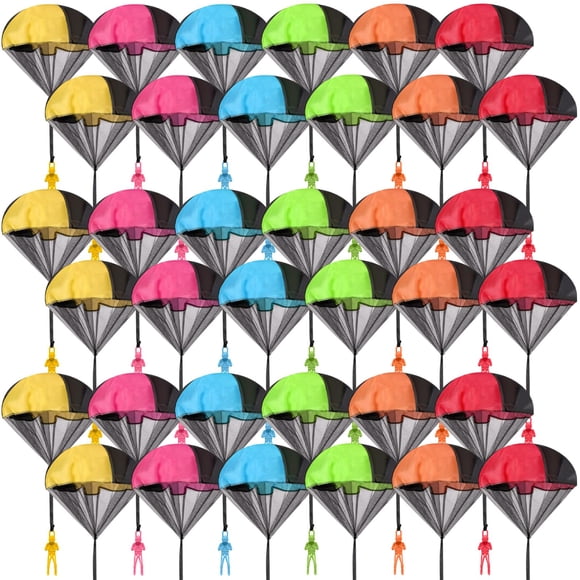 Juguete de paracaídas Wizzosivoor para hombre, 36 unidades, 6 colores para niños
