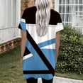 thumbnail image 6 of Trendy Short Sleeve Crewneck T Shirts Summer Plus Size Tunics or Tops to Wear with Leggings Casual Floral Blouses,3XL, 6 of 6