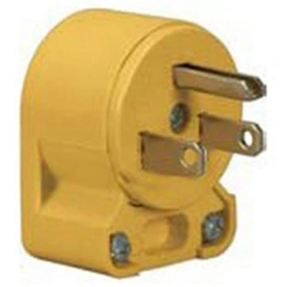 Cooper Wiring 4867AN-BOX 15A 125V 2-Pole Heavy Duty Grade Vinyl Plug&#44; Yellow