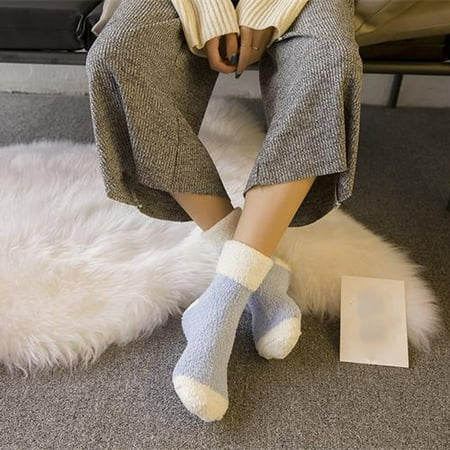 

Leylayray Compression Socks For Women Women Coral Fleece Socks Plus Fleece To Keep Warm Home Floor Socks Tube Socks(Buy 2 Get 1 Free)