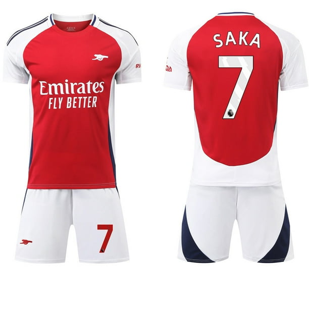 2425 Arsenal camiseta local No. 29 Havertz traje de uniforme de fútbol Gunners uniforme de entrenamiento chaleco para niños y adultosSaka tamaño 7