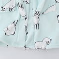thumbnail image 5 of NIEWTR oddler Kids Boys Girls Flannel Robes Cute Pattern Bathrobe Unisex Night-Robe Baby Flannel Hoodie Pajamas Sleepwear Fall Winter Loungewear(B-Light Blue,6-7 Years), 5 of 6