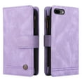 thumbnail image 2 of Feishell for iPhone 8 Plus/7 Plus 5.5 inch Zipper Wallet Case with Wrist Strap & Shoulder Strap,Premium PU Leather Magnetic Clasp Flip Holder Card Slots Crossbody Phone Case for Women Men,Purple, 2 of 18