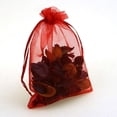 thumbnail image 1 of CMAJOR Organza Bags 100pcs Satin Drawstring Wedding Favor Jewelry Candy Watch Party Gift Pouch (3" x 4", Red), 1 of 2