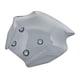 thumbnail image 2 of Parabrisas de motocicleta, pantalla deflectora de viento, piezas de repuesto, accesorios resistentes de alta Gris translúcido, 2 of 8