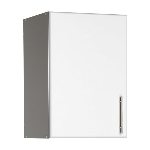 Prepac Elite 16" Wall Cabinet, White Storage Cabinet, Bathroom Cabinet, Pantry Cabinet with 1 Adjustable Shelf 16" D x 16" W x 24" H, WEW-1624