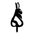 thumbnail image 2 of Acrylic Bunny Garden Decor,Set of 1 Rabbit Silhouette Yard Decor for Outside, Waterproof Lawn Decor (Bunny Black), 2 of 5
