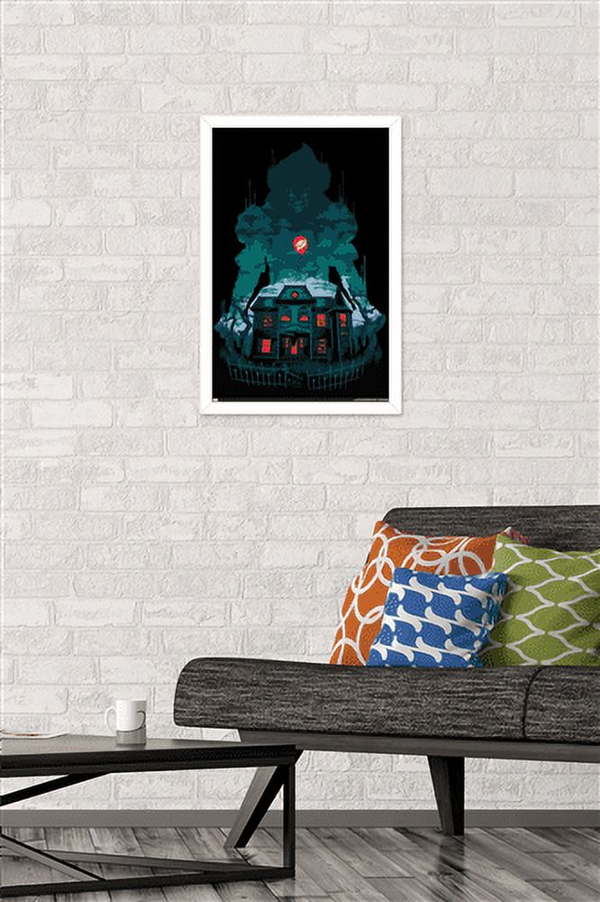 IT - House Wall Poster, 14.725" x 22.375", Framed
