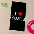 thumbnail image 3 of CafePress - I Love Goats - Large Beach Towel, Soft 30"x60" Towel with Unique Design, 3 of 3