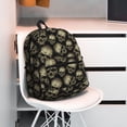 thumbnail image 2 of Gukieu funny Retro Skull Print Backpack, Waterproof Backpack with Adjustable Shoulder Straps, Suitable for Campus, Business, Travel, Unisex, 2 of 6