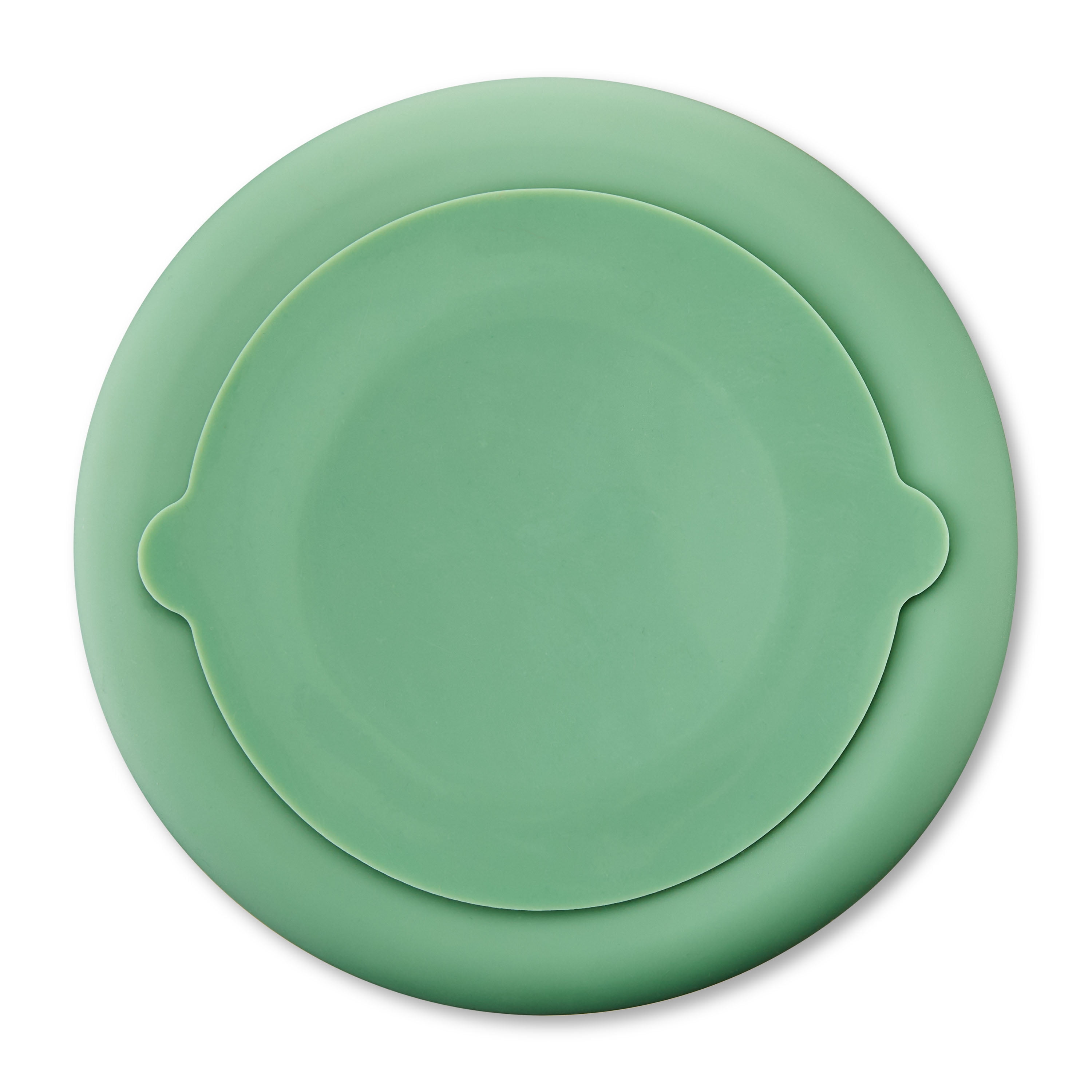 Vibrant Life Silicone Slow Feeder Bowl for Pets, Sage Green Fish