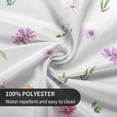 thumbnail image 6 of Spring Floral Tablecloth Round 60 Inch Summer Wildflower Butterfly Table Cloth Rustic Farmhouse Tablecloth Polyester Farmhouse Table Cover for Kitchen Dining Room Party Spring Summer Easter Home Decor, 6 of 6