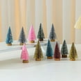 thumbnail image 2 of 4Pcs Mini Christmas Tree Realistic Wooden Base Miniature Pine Tree for Party Festive Desktop Decorations, 2 of 10