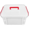 thumbnail image 4 of Shisuyan Carry Storage Box Tool Organizer Medication Organizer Multipurpose Lidded Storage Case, 4 of 8