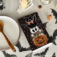 thumbnail image 6 of 2pcs Black Cat Pumpkin Ghost Halloween Kitchen Towels Dish Towels,18x26 Inch Bats Boo Halloween Decor Hand Towels, 6 of 6