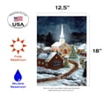 thumbnail image 2 of Toland Home Garden Winter Church Winter Flag Double Sided 12x18 Inch, 2 of 5