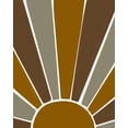 thumbnail image 2 of Straatsma, Leah 20x24 Black Ornate Wood Framed with Double Matting Museum Art Print Titled - Earthen Tone Sun Rays, 2 of 4