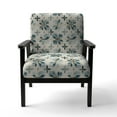 thumbnail image 4 of Designart "Maltese Mosaic" Upholstered Damask Accent Chair and Bohemian & Eclectic Arm Chair - Multiple Color & Pattern, 4 of 7