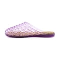 thumbnail image 2 of Lurnyet Womens Glitter Jelly Comfort Cushion Slide Flat Sandal with Cork Footbed, 2 of 5