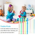 thumbnail image 4 of 5 flautas dulces soprano de plástico de colores para niños y principiantes (colores variados), 4 of 7