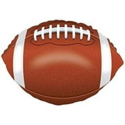 PMU Football Decorations - Game Day Leather Like Football 22 Inch Mylar Balloon (1/Pkg) Pkg/1