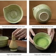 thumbnail image 2 of Matcha Tea Set,7-Piece Bamboo Whisk Kit with Spouted Ceramic Bowl, Chasen, Holder, Sifter & Scoop, 2 of 6