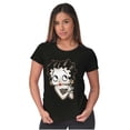 thumbnail image 4 of Betty Boop Cheetah Print Bling Women's T Shirt Ladies Tee Brisco Brands S, 4 of 5