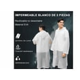 thumbnail image 2 of Poncho Impermeable Unisex Para Lluvia, 2 Piezas Xtellar transparente, 2 of 4