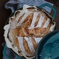thumbnail image 5 of Flavehc Bread Oven Cast Iron Bread Dutch Oven with Cloche Lid for Bread Baking Darkcyan Enameled Cast Iron Bread Oven with Dome Lid for Sourdough, 5 of 6