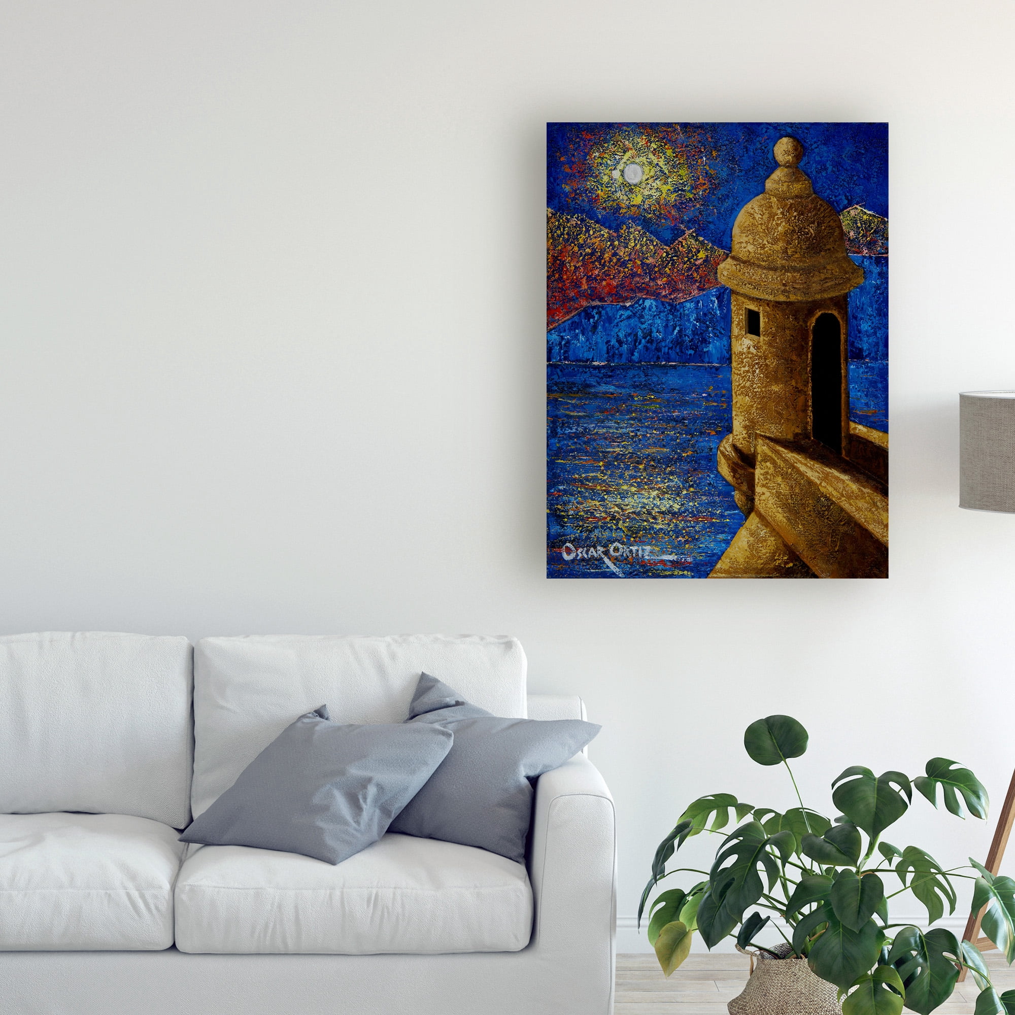 Trademark Fine Art 'Fort' Canvas Art by Oscar Ortiz