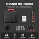 thumbnail image 4 of Juego de llaves de trinquete electricas inalámbricas VEVOR de 3/8", kit de herramientas de trinquete electrico de 12 V y 33 ft-lbs, carga rápida de 45 minutos, paquete de 2 baterías de 2,0 Ah, 4 of 9