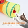 thumbnail image 4 of Cat Tunnel Pet Tube Play Toy Indoor Outdoor Kitty Puppy Toys for Puzzle Exercising Training and Running with Fun and Two Hole, 4 of 8
