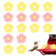 thumbnail image 1 of Uxcell 16-Pack Flores de Repuesto para Alimentador de Colibríes, Partes de Alimentación de Plástico para Colibríes [Amarillo, Rosa], 1 of 6