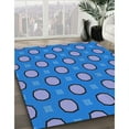 thumbnail image 2 of Ahgly Company Indoor Rectangle Patterned Blue Novelty Area Rugs, 2' x 4', 2 of 6