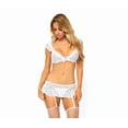 thumbnail image 2 of Leg Avenue 2 Pc Floral Mesh Bralette and Garter Skirt Set, Multi, Sml/Med, 2 of 4