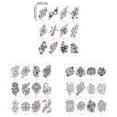 thumbnail image 3 of Etiquetas Engomadas Del Tatuaje 36pcs 3D dibujos animados tatuaje moda arte pegatinas Kit no tóxico para niños niñas maquillaje Wdftyju Libre de BPA, 3 of 3