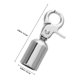 thumbnail image 2 of ELAYARD 4Ud Tapas De Extremo Para Cuerdas En Aleación Plata Protección Y Estilo Para Accesorios, 2 of 7