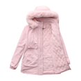 thumbnail image 6 of Women's Waterproof Parka Winter Outerwear Jacket Soft Warm Windbreak Snow Coat Long Down Alternative Puffer, 6 of 6