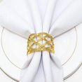 thumbnail image 5 of 6pcs Holiday Napkin Holders Add Elegance To Your Table With Golden Hollow Napkin Rings For Parties And Special Occasions!, 5 of 5