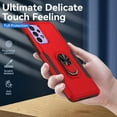 thumbnail image 5 of Samsung A33 5G, Galaxy A33 5G case,  [Military Grade] with HD Screen Protector Magnetic Ring Kickstand Car Mount Protection Armor Phone Case Cover for Samsung Galaxy A33 5G (KTZ Red_Black), 5 of 16